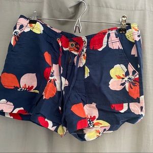 Floral Linen Shorts Gap